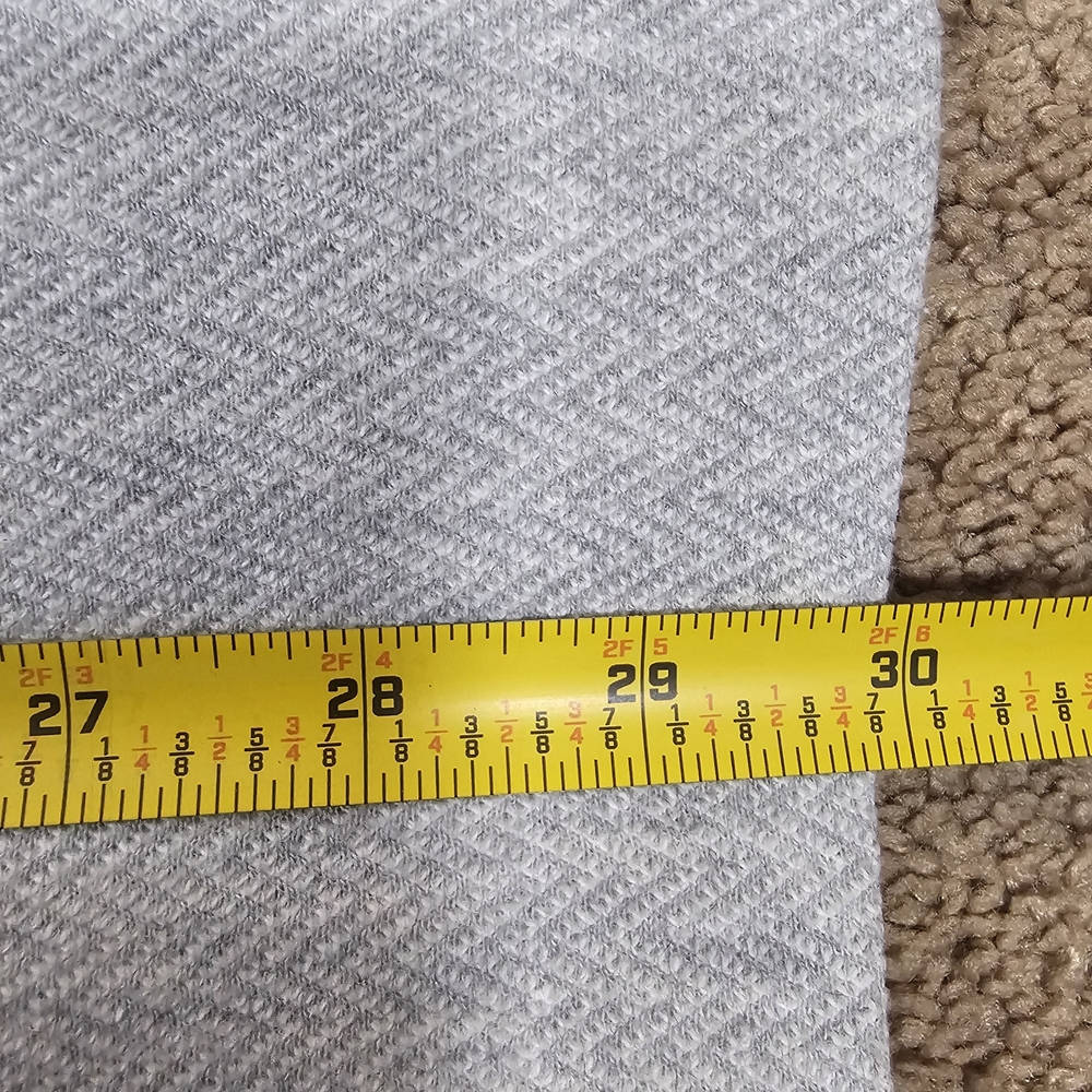 Zara Basic Sgray Coat Herringbone Jacket Zip Up P… - image 8